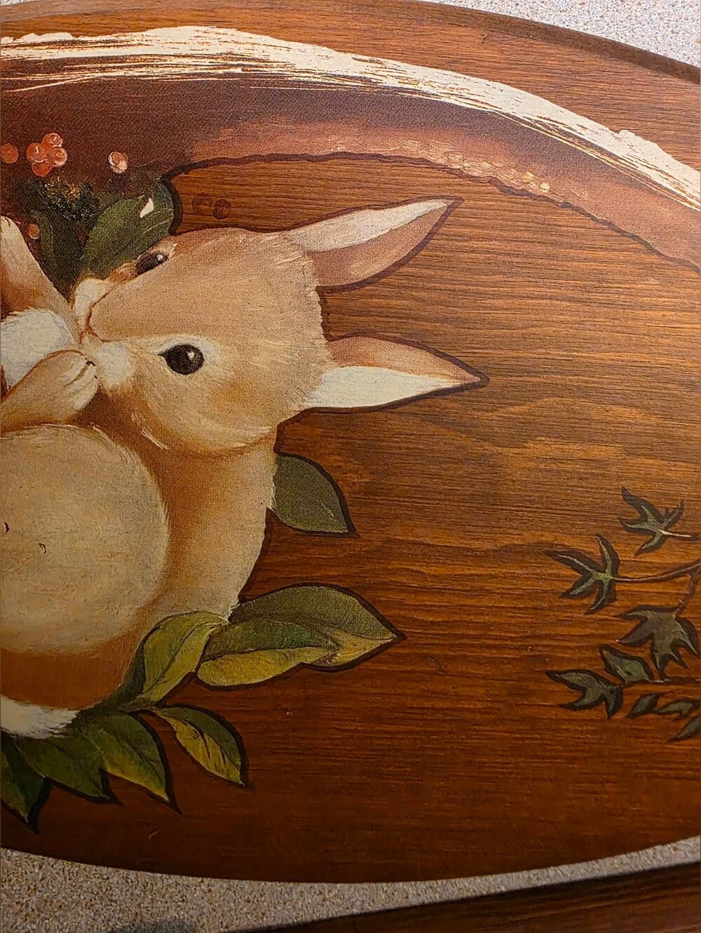 Vintage Beatrix Potter Peter Rabbit Aesthetic Wooden Fall Plaque